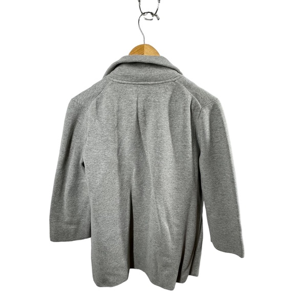 J. Crew Light Gray Colored Sophie Open Front Sweater Blazer - Picture 3 of 9